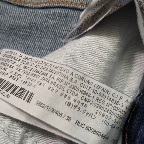 Zara Basic Denim Jeans Women’s size 8 Blue - Picture 8 of 9